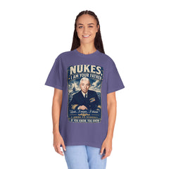 Nukes I Am Your Father Vintage United States Navy Nuclear Power Submarine Graphic T-Shirt