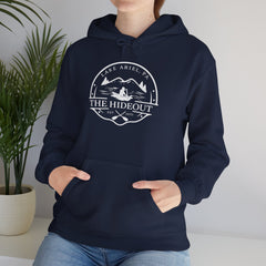 The Hideout Adventure Hoodie – Lake Ariel, PA Mountain Graphic Hooded Sweatshirt
