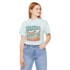Coastal State of Mind Tee — Retro Beach Graphic T-Shirt