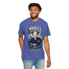 Nukes I Am Your Father Vintage United States Navy Nuclear Power Submarine Graphic T-Shirt