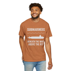 Submariners T‑Shirt — “Beneath the Waves Above the Rest” Navy Crew Tee
