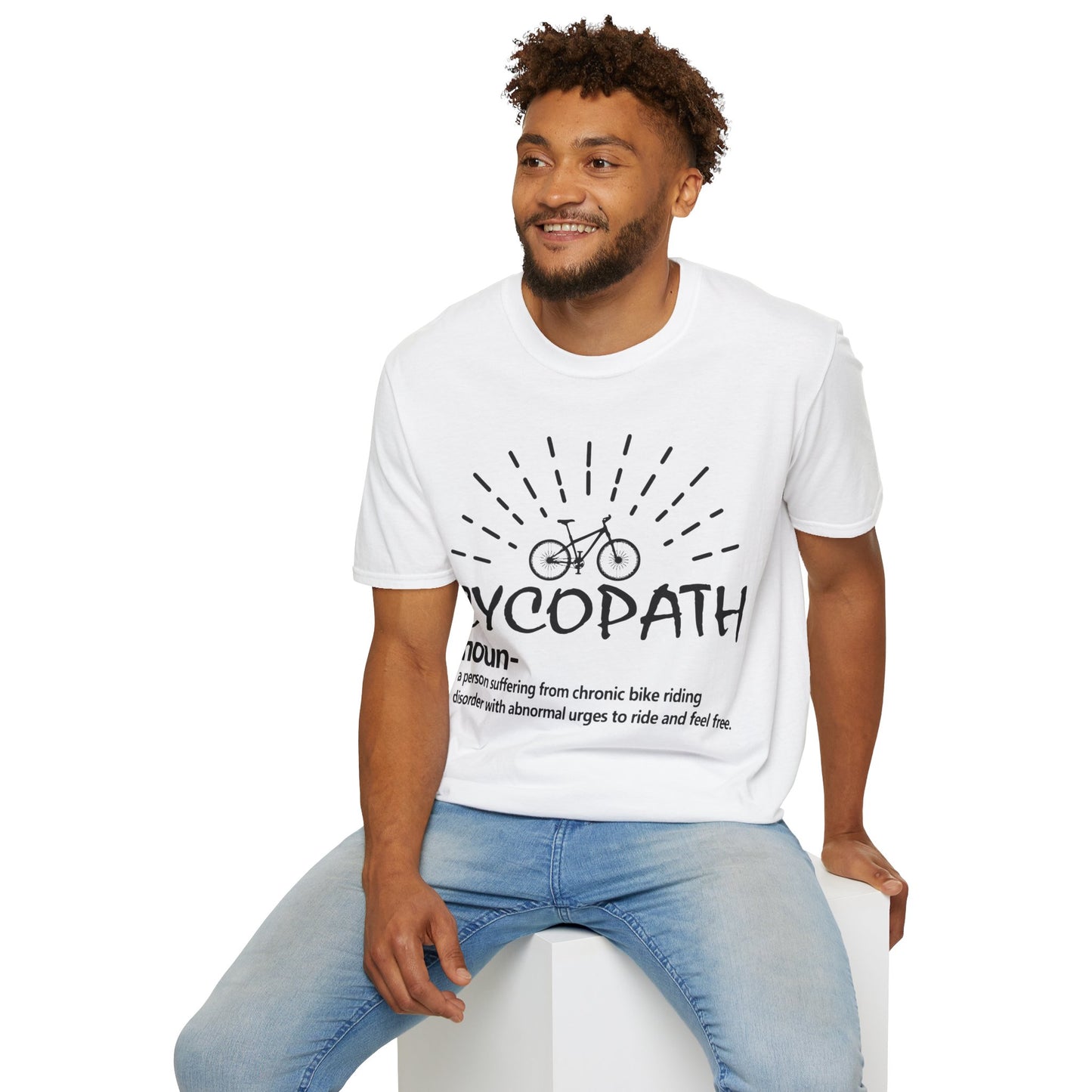 Bicycle Cycopath Unisex Soft Style T Shirt