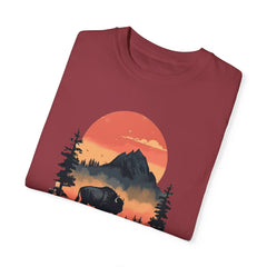 Yellowstone National Park Graphic, Comfort Colors Soft Relaxed Fit Unisex Garment-Dyed T-shirt