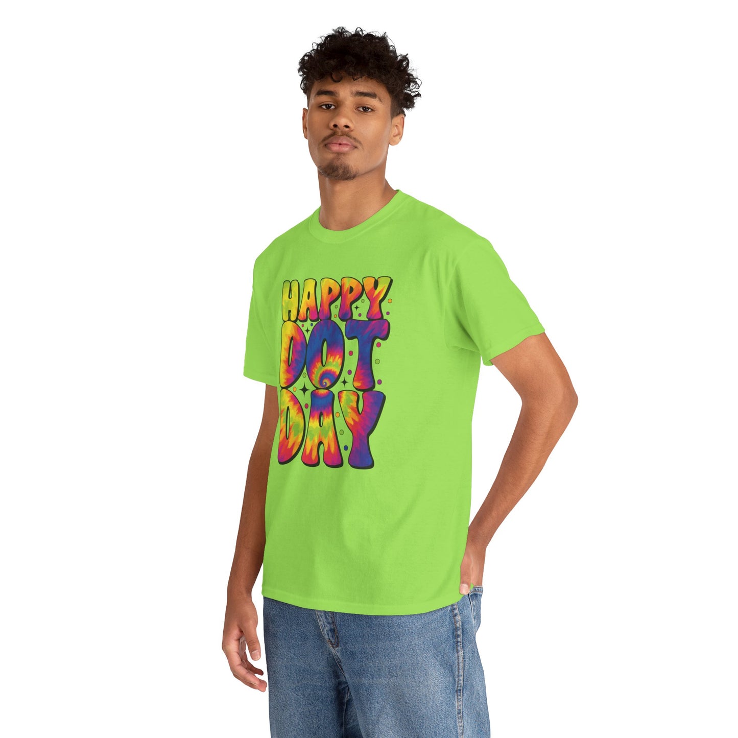 HAPPY DOT DAY - Graphic Unisex Heavy Cotton Tee