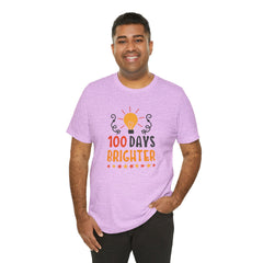 100 Days of School Brighter Teacher Appreciation T-Shirt