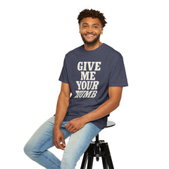 Two And A Half Men Inspired Graphic T-Shirt - Give Me Your Thumb Vintage Tee