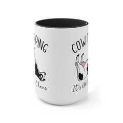 COW TIPPING Awareness - Accent Mugs | Cow Tipping Is Real, Bovine Humor. Gift For Him, Gift For Her, Farm Humor, Cow Fan Gift, Farm Animal