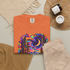 Mystical Psychedelic Moonlit Forest T-Shirt
