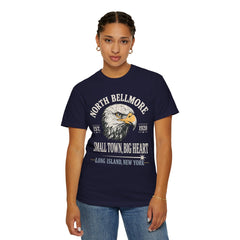 Your Home Town Personalized Eagle T‑Shirt — "Small Town, Big Heart"