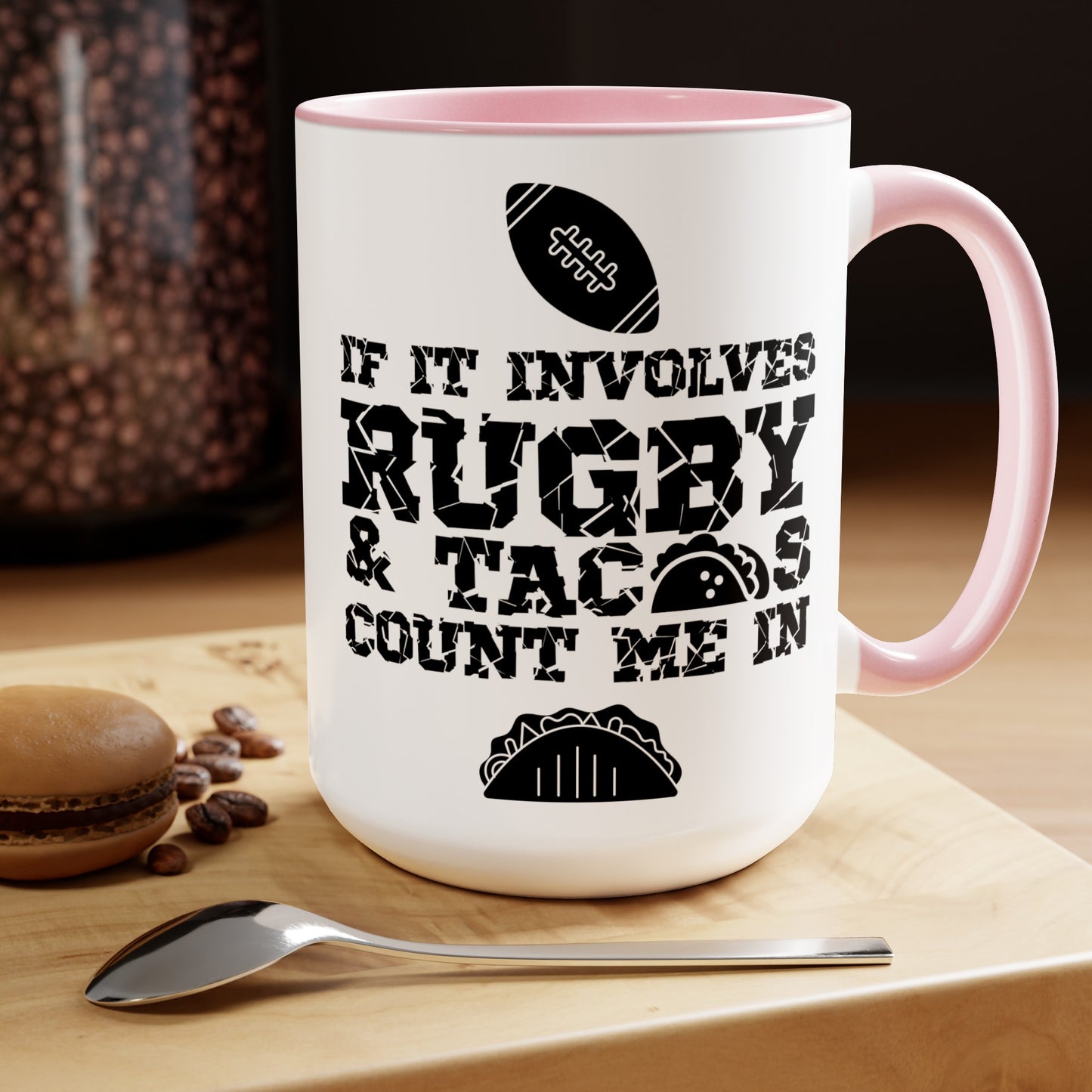 Funny RUGBY Ceramic 15oz Mug