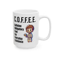 COFFEE Explained, Graphic Ceramic Mug, (11oz, 15oz)