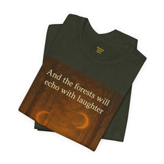 Forest Echoes Short Sleeve Tee - Get The Led Out, Zeppelin Inspirational Nature Design