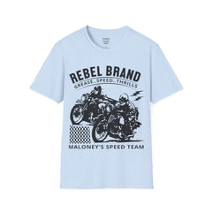Rebel Brand Motorcycle Race Team Unisex Softstyle T-Shirt