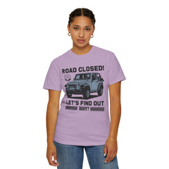 Unisex Jeep Adventure T-Shirt – Road Closed! Let's Find Out Why?