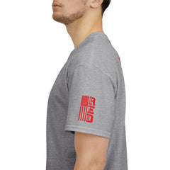 SUBMARINER RED Friday T Shirt with Fouled Anchor, American Flag, FBM / Boomer Silhouette. Remember Everyone Deployed, Dolphins