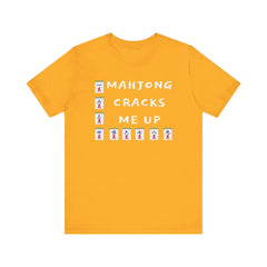 Funny Mahjong CRACK TShirt, unique mahjong gift, unisex soft Tee, gift for mahjong player, mahjong gift for her, Mahjong enthusiast present