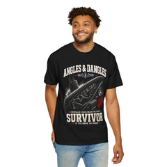 Submarine Angles and Dangles Survivor Unisex Garment-Dyed T-shirt