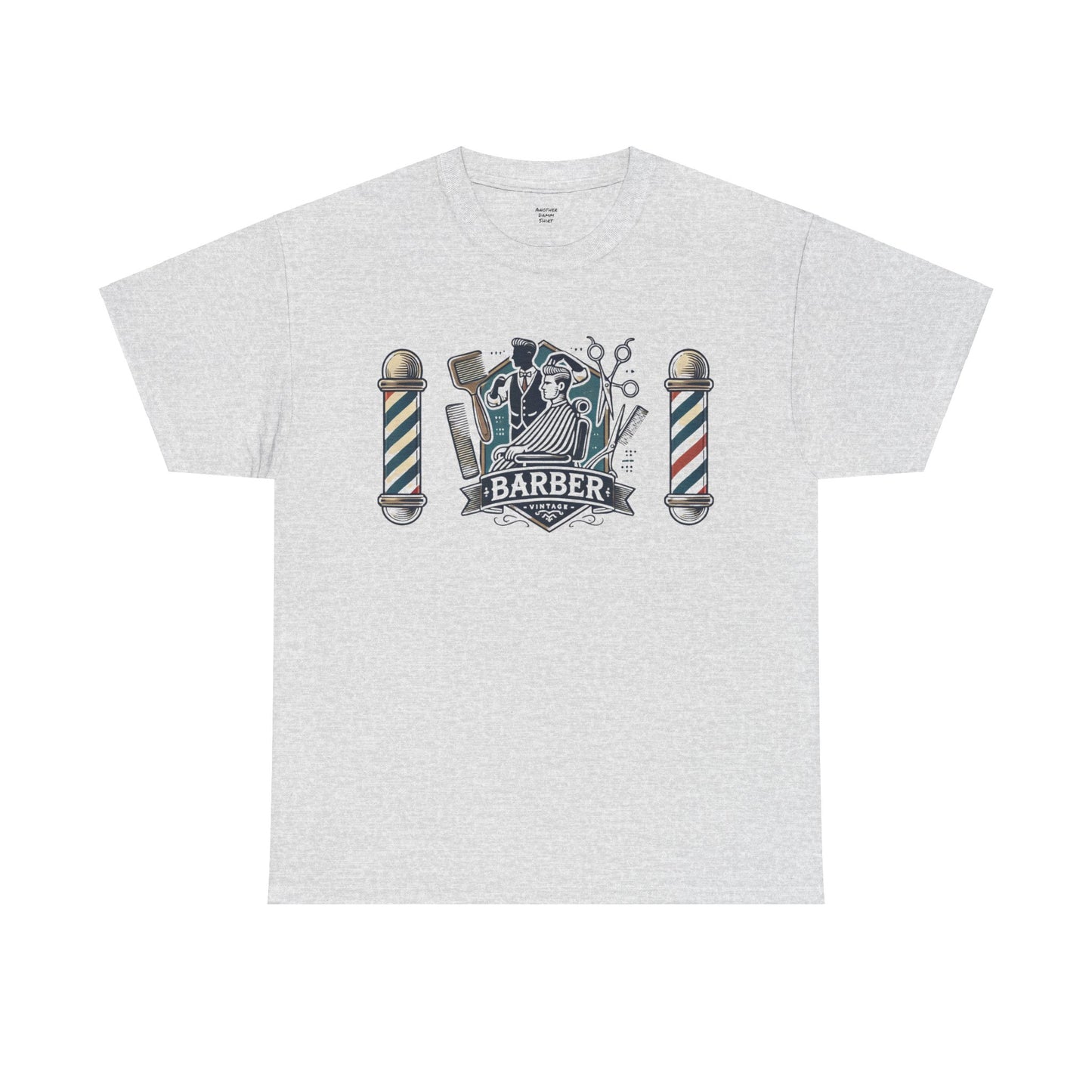 Vintage Barber - Graphic Unisex Heavy Cotton Tee