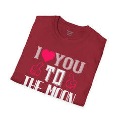 Valentines Day - European Printed Unisex Softstyle T-Shirt, I Love You Shirt,Romantic gift, gift for her, gift for him, couples t-shirt,Love
