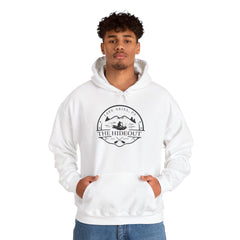 The Hideout Adventure Hoodie – Lake Ariel, PA Mountain Graphic Hooded Sweatshirt