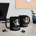 Golden Retriever Black Mug (11oz, 15oz), Brewing Pawsitivity In Every Cup