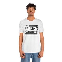 Raising Patriots Tee – Americana Stars & Stripes Family Pride T-Shirt
