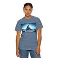 Jaws Movie  Influenced shark fin quote Mural Graphic - Unisex Comfort Colors Shirt