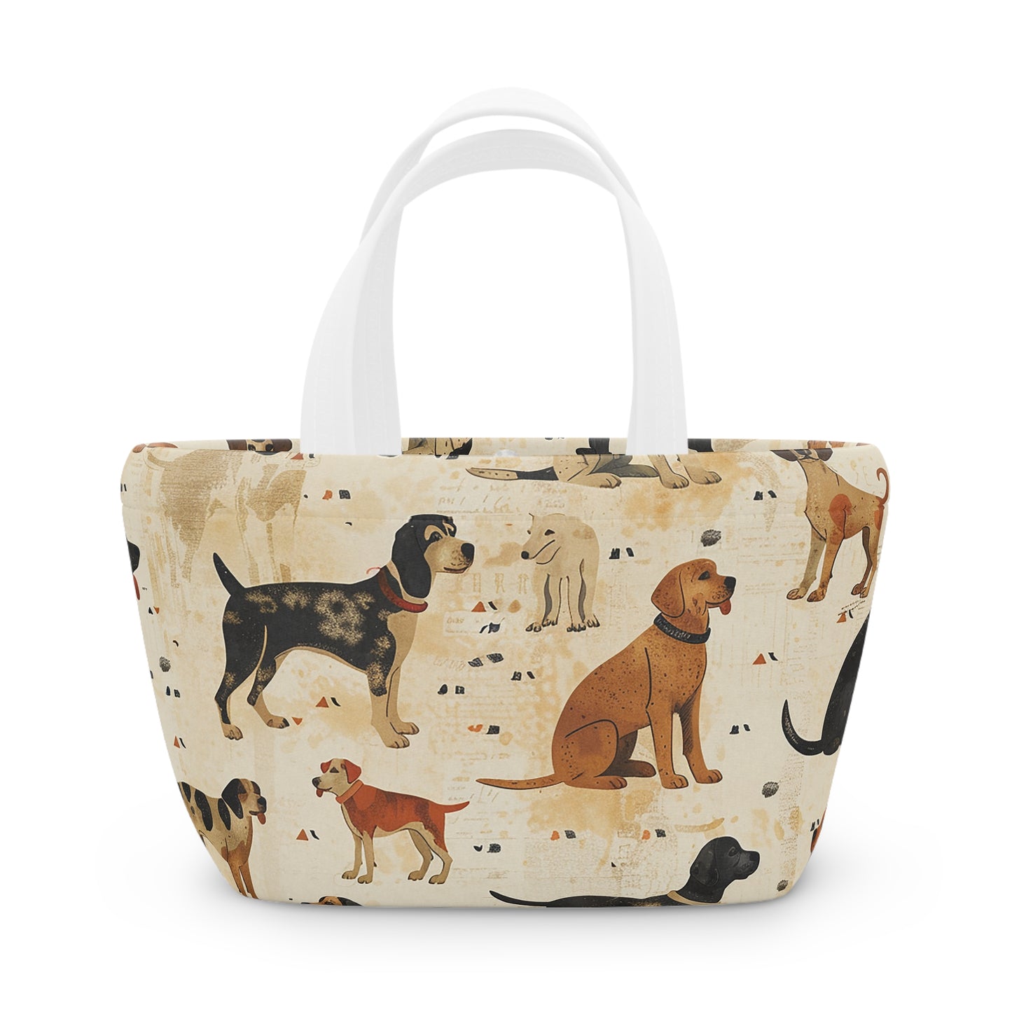 Big And Small Standing Dogs - Lunch Bag