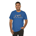 Peace Love Back The Blue in Arizona, Graphic Unisex Short Sleeve Tee