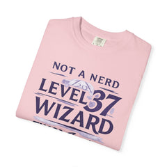 Level 37 Wizard T-Shirt — "Not a Nerd" THAC0 Survivor D&D Gamer Tee