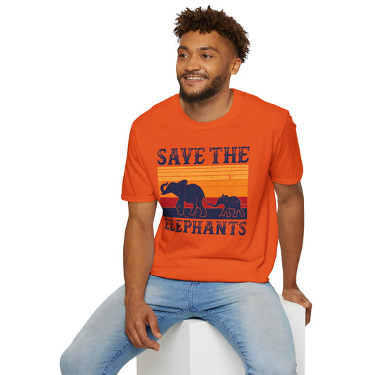 Save the Elephants Unisex Softstyle T-Shirt