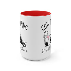 COW TIPPING Awareness - Accent Mugs | Cow Tipping Is Real, Bovine Humor. Gift For Him, Gift For Her, Farm Humor, Cow Fan Gift, Farm Animal