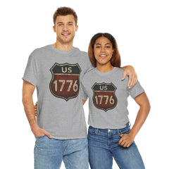 Vintage USA Pride Tee - 1776 Unisex Heavy Cotton Tee