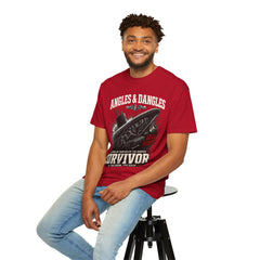 Submarine Angles and Dangles Survivor Unisex Garment-Dyed T-shirt