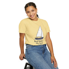 Hempstead Bay Sailing Club Graphic T-Shirt — "Real Sailors Fly Scots" Nautical Tee