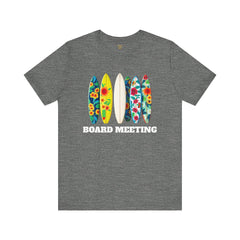 Surfboard Meeting Unisex Tee - Fun Beach Vibe for Summer Gatherings