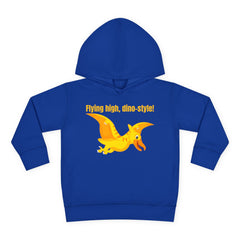 Flying high, dino-style! - Toddler Pullover Fleece Hoodie