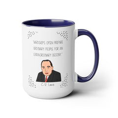 CS Lewis Quote Mug,Famous Author Mug,inspirational mug,gift for him,gift for her,history buff gift,teacher mug idea,famous quote mug