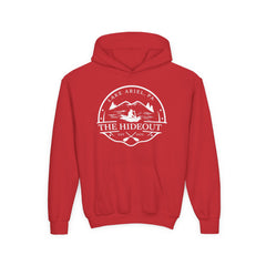 Youth Hoodie — 'The Hideout' Lake Ariel PA Cabin Adventure Hoodie