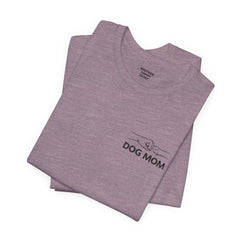 Dog Mom T-Shirt — Personalized Your Dog Image  Tee (Custom Name)