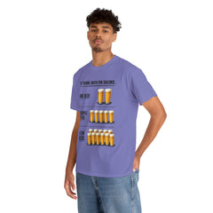 T-Shirt -  "A" School Math for Sailors Funny Beer Graphic Tee