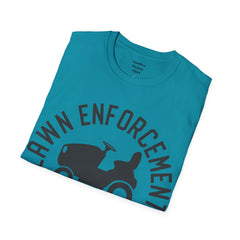 Lawn Enforcement Officer Unisex Softstyle T-Shirt What a unique gift idea for Fathers Day Birthday or any time of the year