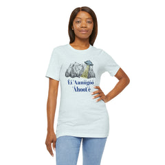 Éí Aanighóó Áhoolé Navajo The Truth Is Out There UFO Unisex Short Sleeve Tee