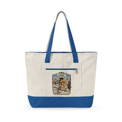 Who Let The Dogs Out  Baldwin Harbor Animal Hospital Canvas Tote — Zippered Tote Bag for Dog Lovers