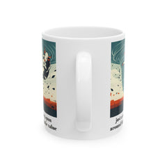 Life Is A Tornado and I am Just A Cow Being Spun Around For Cinematic Value - Ceramic Mug 11oz / 15oz / Humor / Farm Fun mug / Twister