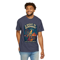 A Night to Remember! Vintage Style Unisex T-Shirt, Retro Graphic Tee, Fun Carnival Shirt, Summer Festival Top, Unique Gift