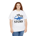 Amputee Humor Shark Attack  - Unisex Heavy Cotton Tee