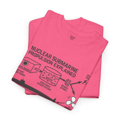 Nuclear Submarine Propulsion Explained Tee, Science Shirt, Geeky Gift, Educational Apparel, STEM Fashion, Nerdy T-Shirt