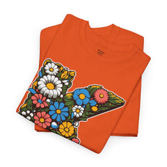 Kindergarten Floral Letter Tee, Kids Birthday Gift, Teacher Appreciation Shirt, Spring Celebration Tee, Unisex Cotton Tee
