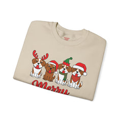Merry Woofmas- Unisex Heavy Blend™ Crewneck Sweatshirt